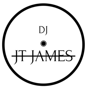 Logo for DJ JT James of the Vancouver DJ Company