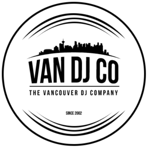 Vancouver DJ Company official logo in black and white